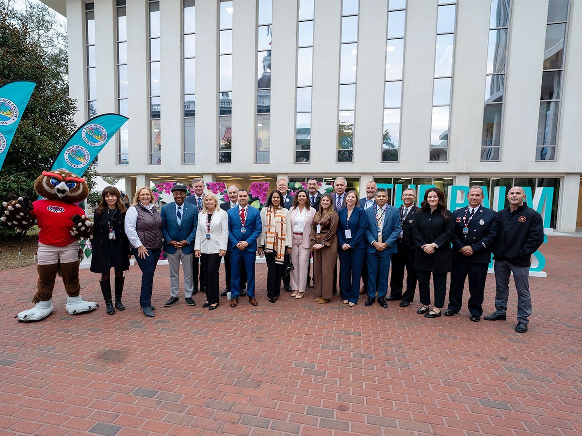 PBC Day sponsors gather at the Wednesday night reception.